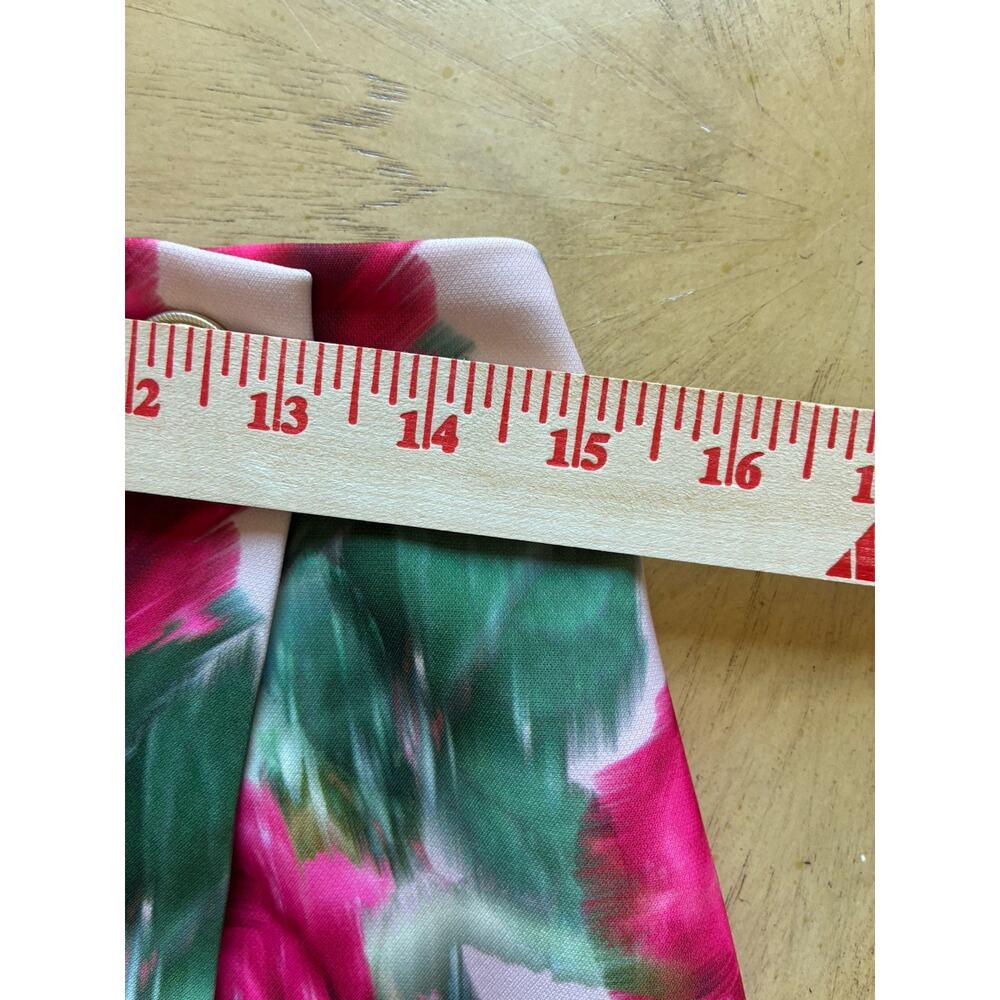 NEW GUESS Mini Skirt M Pink Roses Ballet Soft Girl Romantic Regency Barbie Chic - Picture 9 of 16